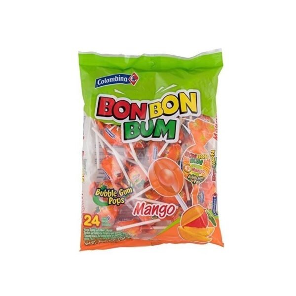 Chupetas Bon Bon Bum Mango Bolsa de 24