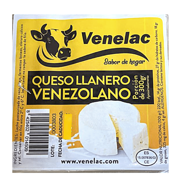 Queso Llanero Venelac 300g