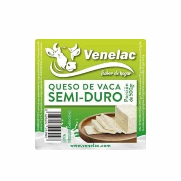 Queso Semi Duro Venelac 500g